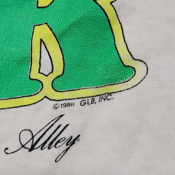 VTG 80s Growlin' Gator Lager Beer Promo Mens L Large FOTL Single Stitch Shirt - Picture 5 of 14